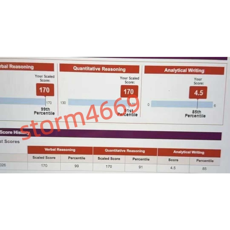 海南某同学GRE考试保满分340